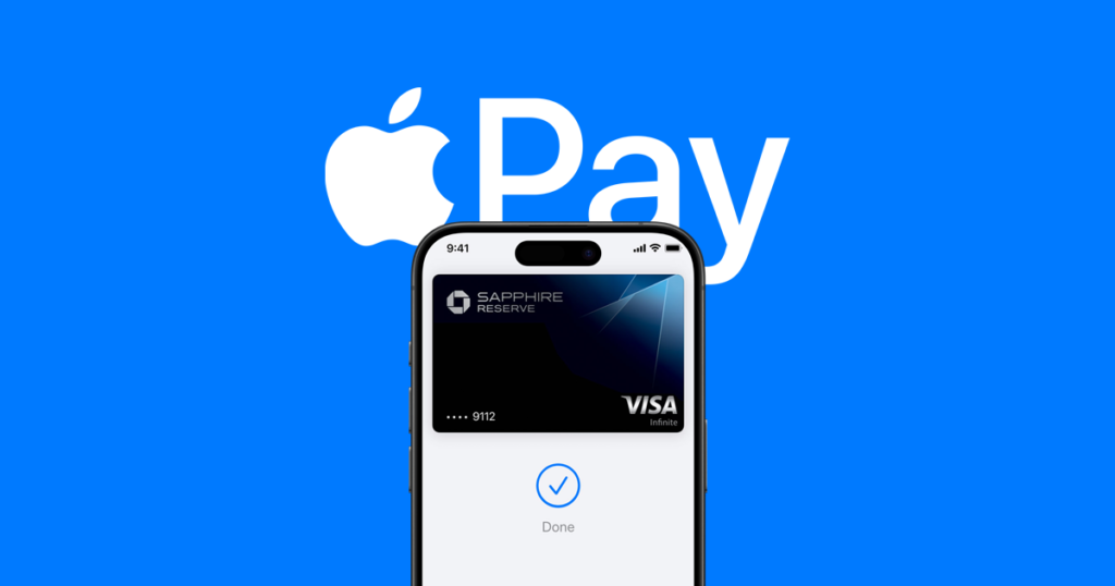 Apple Pay used to complete a checkout