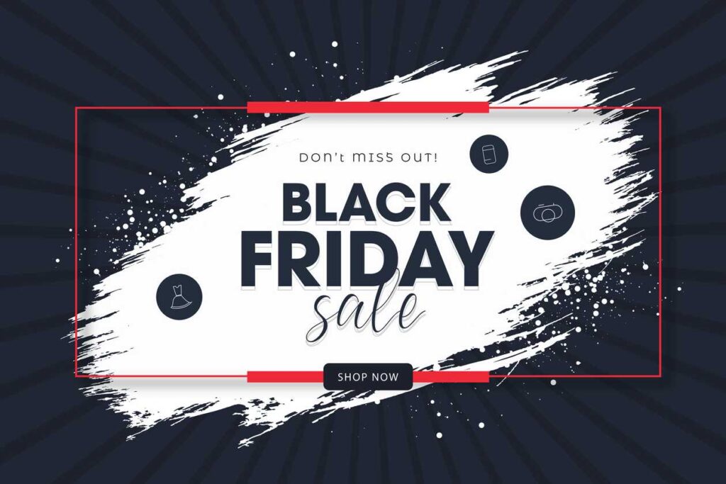 Black Friday sale running on a WordPress store