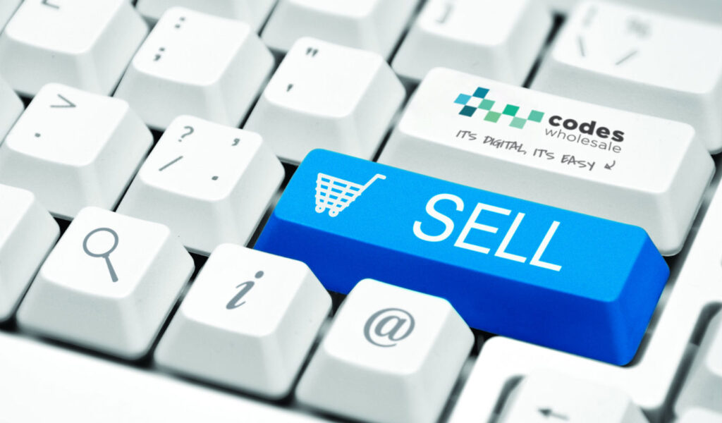 Digital codes being sold through a WordPress store