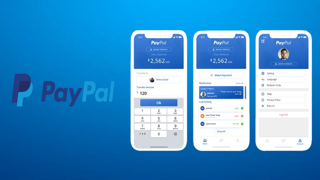 Withdrawing money from a PayPal account