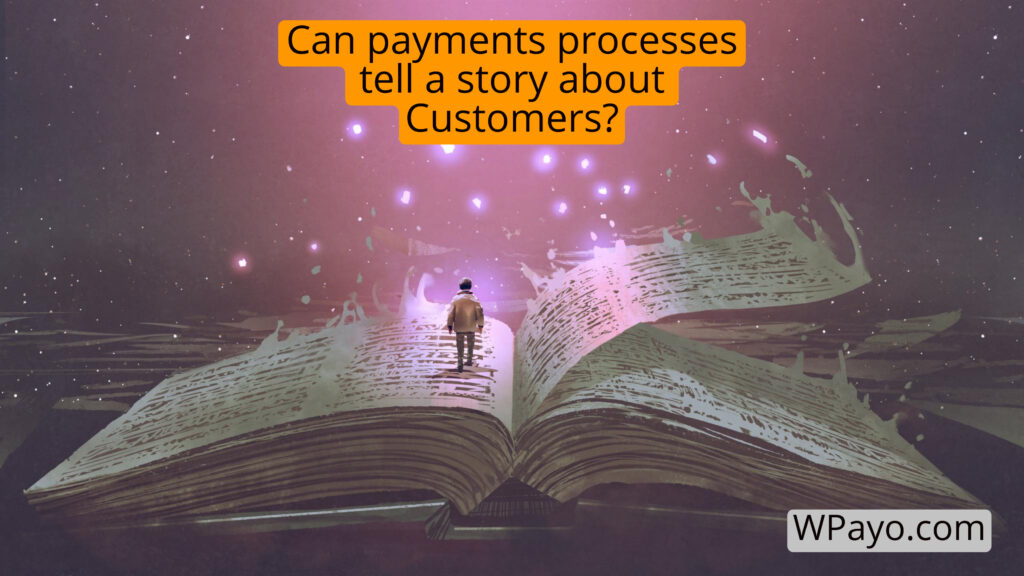Customer payment behavior presented as data insights