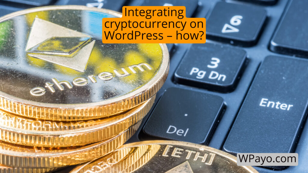 Cryptocurrency payment integration on a WordPress site